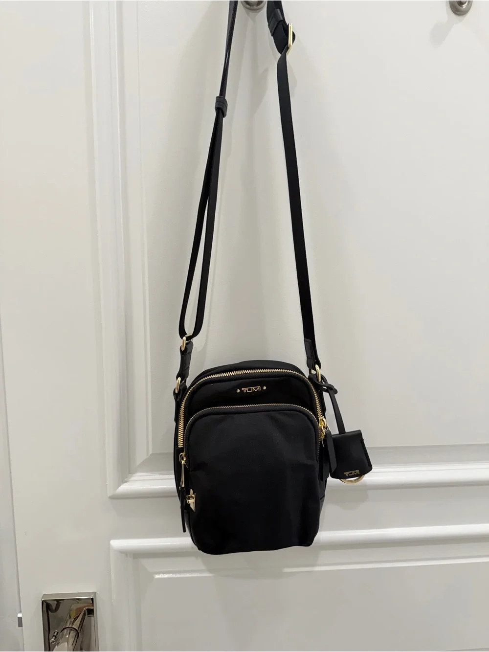 Tumi Black Logo Patch Interior